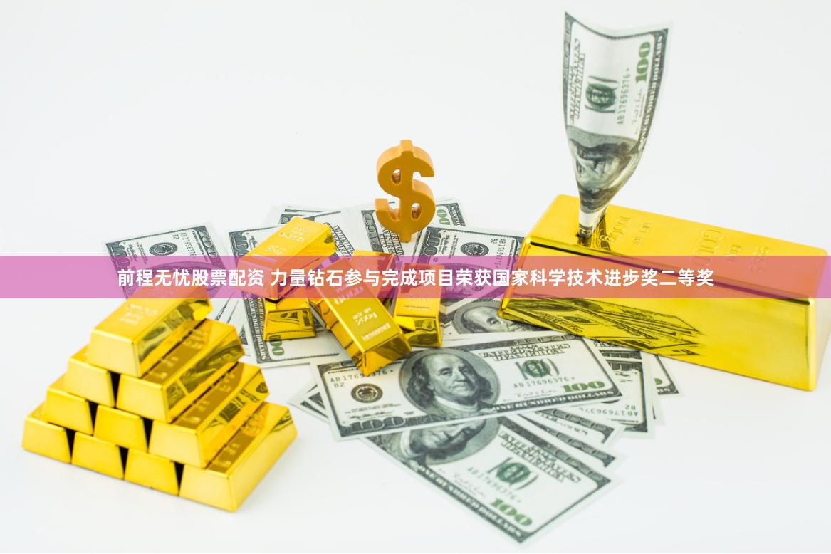 前程无忧股票配资 力量钻石参与完成项目荣获国家科学技术进步奖二等奖