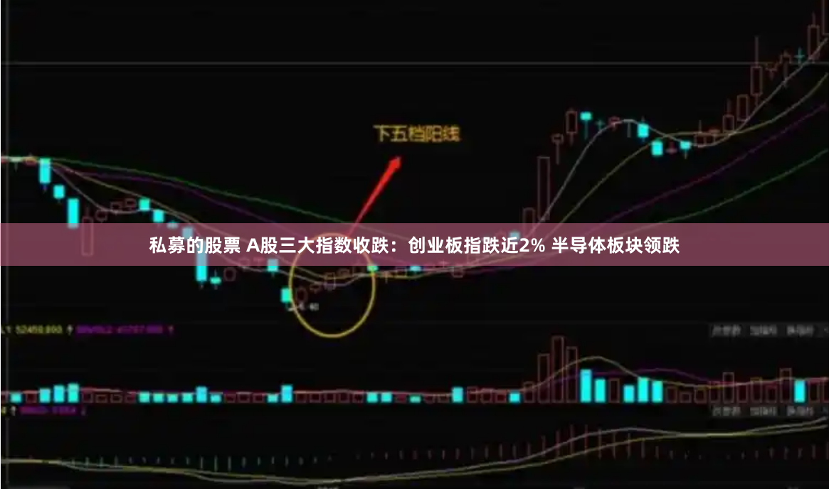 私募的股票 A股三大指数收跌：创业板指跌近2% 半导体板块领跌